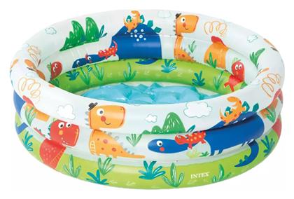 Dinosaur 3-ring Baby 57106 Παιδική Πισίνα PVC Φουσκωτή 61x61x22εκ. Intex