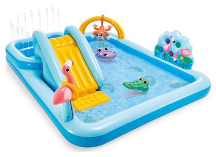 Jungle Adventure Play Center Παιδική Πισίνα Φουσκωτή Τιρκουάζ Intex