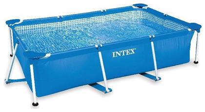 Πισίνα PVC με Μεταλλικό Σκελετό Μπλε Intex