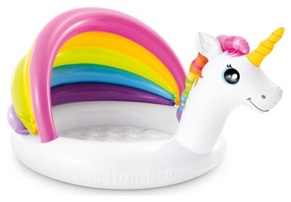 Unicorn Παιδική Στρογγυλή Πισίνα Φουσκωτή Baby 127x69εκ. Intex
