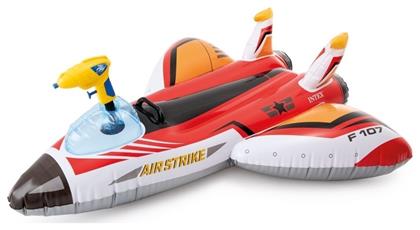 Water Gun Plane Παιδικό Φουσκωτό Ride On Θαλάσσης με Χειρολαβές Κόκκινο 117εκ. Intex από το Esmarket