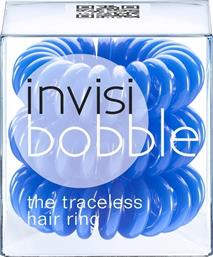 Permanent Collection 3τμχ Σπιράλ Λαστιχάκια Navy Μπλε 3τμχ Invisibobble