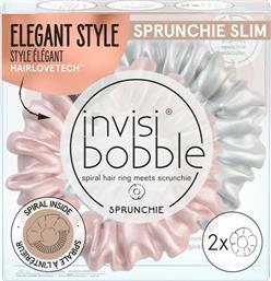 Invisibobble Slim Sprunchie Λαστιχάκια Μαλλιών Ροζ