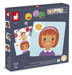 Μαγνητικό Παιχνίδι Κατασκευών Emotions για Παιδιά 2+ Ετών Janod