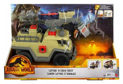 Jurassic World Dominion Capture And Crush Truck για 4+ Ετών - Mattel από το Moustakas Toys