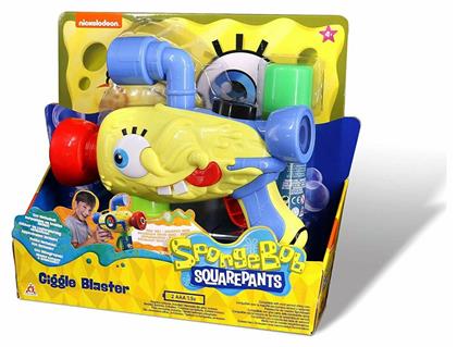 Just Toys Όπλο για Μπουρμπουλήθρες Sponge Bob Giggle Blaster
