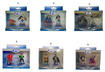 Justice League Τoppers 2-Pack για 4+ Ετών (Διάφορα Σχέδια) 2τμχ - Giochi Preziosi