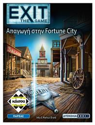 Επιτραπέζιο Παιχνίδι Exit Η Απαγωγή στην Fortune City για 1-4 Παίκτες 12+ Ετών Kaissa από το BlablaToys