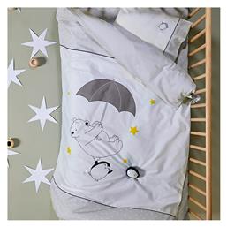 Σετ Βρεφική Παπλωματοθήκη με Μαξιλαροθήκη Polaris Μπεζ 100x140εκ. Kentia