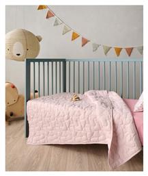 Σετ Βρεφικό Κουβερλί από Πολυεστέρα Pink 110x140cm Kentia
