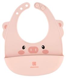 Αδιάβροχη Σαλιάρα Σιλικόνης με Κουμπί & Τσέπη Kikka Boo