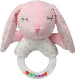 Kiokids Υφασμάτινη Κουδουνίστρα Bunny Pink από το Spitishop