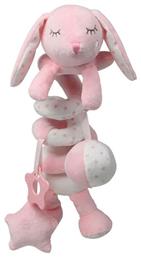 Kiokids Σπιράλ Βρεφικό Παιχνίδι Καροτσιού / Κούνιας με Μασητικό Spiral Bunny Girl για 3+ Μηνών από το Spitishop