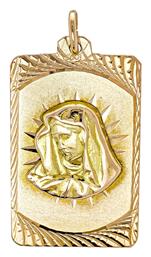 Παιδικό Μοτίφ Ταυτότητα από Χρυσό 14K TM138 Kiriakos Gofas