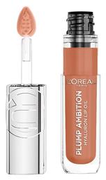 L'Oreal Paris Paradise Plump Ambition Lip Gloss 641 Latte Glace 5ml - LOreal Paris