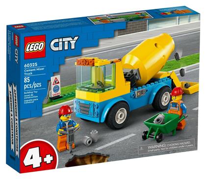 City: Cement Mixer Truck για 4+ ετών Lego