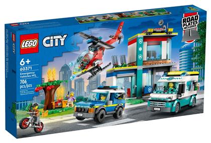 City Emergency Vehicles HQ για 6+ ετών Lego