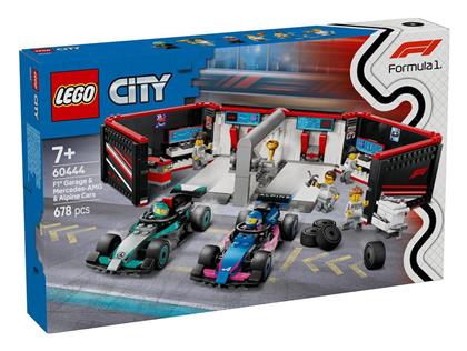 City F1® Garage & Mercedes-AMG & Alpine Cars για 7+ Ετών 678τμχ Lego