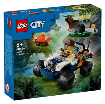 City Jungle Explorer ATV Red Panda Mission για 6+ Ετών 62τμχ Lego από το BlablaToys