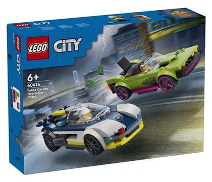 City Police Car And Muscle Car Chase για 6+ ετών Lego