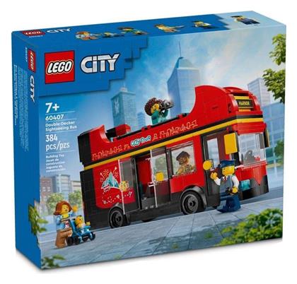 City Red Double-decker Sightseeing Bus για 7+ Ετών 384τμχ Lego