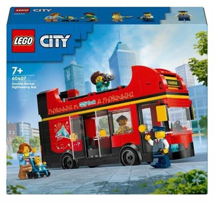 City Red Double-decker Sightseeing Bus για 7+ Ετών Lego από το Moustakas Toys