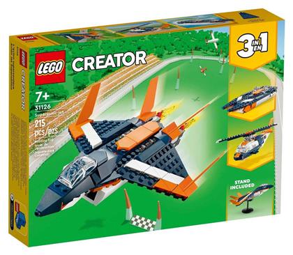 Creator 3-in-1: Supersonic Jet για 7+ ετών Lego