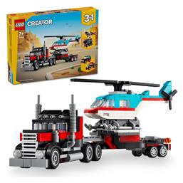 Creator Flatbed Truck With Helicopter για 7+ ετών Lego