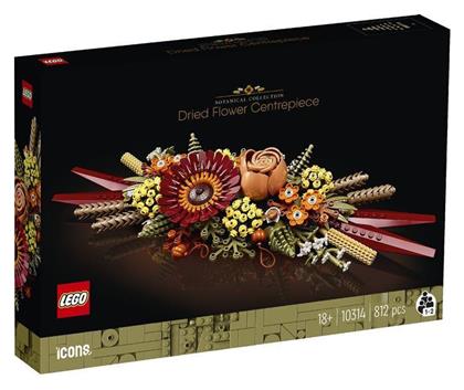 Icons Dried Flower Centerpiece για 18+ ετών Lego