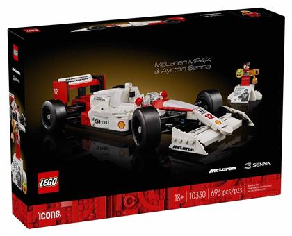 Icons McLaren MP4/4 & Ayrton Senna για 18+ Ετών 693τμχ Lego από το Moustakas Toys