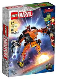 Marvel Rocket Mech Armor για 6+ Ετών 98τμχ Lego