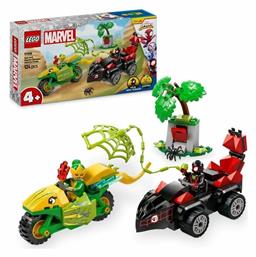 Marvel Spin and Electro Dinosaur Vehicle Chase για 4+ Ετών 124τμχ Lego