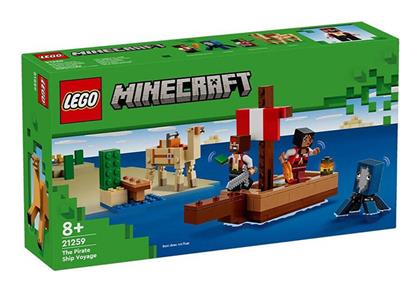 Minecraft The Pirate Ship Voyage για 8+ Ετών Lego