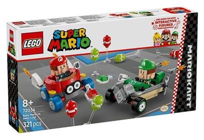 Super Mario Mario Kart Baby Mario vs. Baby Luigi για 8+ Ετών 321τμχ Lego