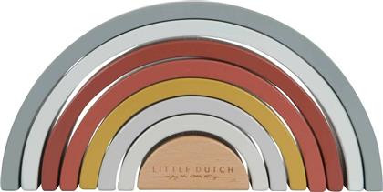 Little Dutch Rainbow Stacker Pure & Nature από Ξύλο για 12+ Μηνών από το Spitishop