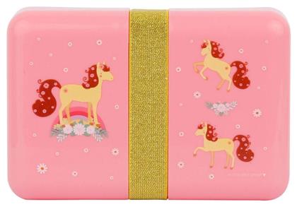 Πλαστικό Παιδικό Δοχείο Φαγητού Horse Μ18 x Π12 x Υ6cm Little Lovely Company