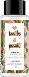 Love Beauty and Planet Happy & Hydrated Conditioner Shea Butter & Sandalwood Oil 400ml από το Pharm24