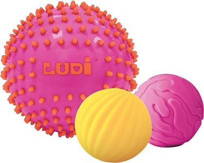Ludi Sensory Balls 3-Pack Pink από το Ladopano