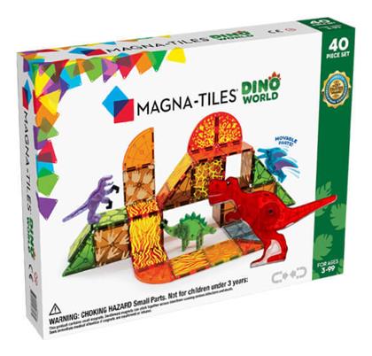 Magna-Tiles Μαγνητικό Παιχνίδι Κατασκευών Dino World για Παιδιά 3+ Ετών - Magna Tiles