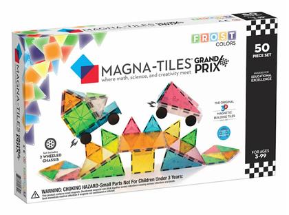 Magna-Tiles Μαγνητικό Παιχνίδι Κατασκευών Frost Colors Grand Prix για Παιδιά 3+ Ετών - Magna Tiles