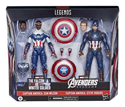 Marvel Avengers Sam Wilson & Steve Rogers για 4+ Ετών 15εκ. Hasbro