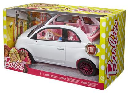 Barbie Κούκλα με Fiat Αυτοκίνητο για 3+ Ετών Mattel