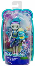 Κούκλα Enchantimals Patter Peacock & Flap για 4+ Ετών Mattel