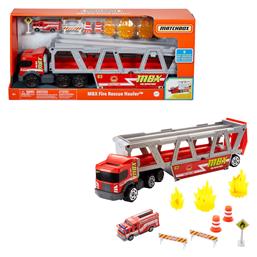 Σετ Φορτηγό Matchbox Transporter Fire Truck για 3+ Ετών Mattel