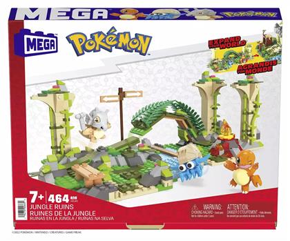 Τουβλάκια Mega Pokémon Adventure Builder - Forgotten Ruins για 7+ Ετών 464τμχ Mattel