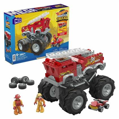 Monster Truck - Πυροσβεστικό Όχημα για 5+ Ετών 284τμχ Mega Bloks