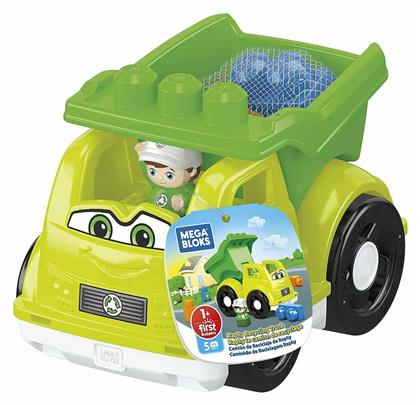 Τουβλάκια Recycling Truck για 1+ Ετών 5τμχ Mega Bloks