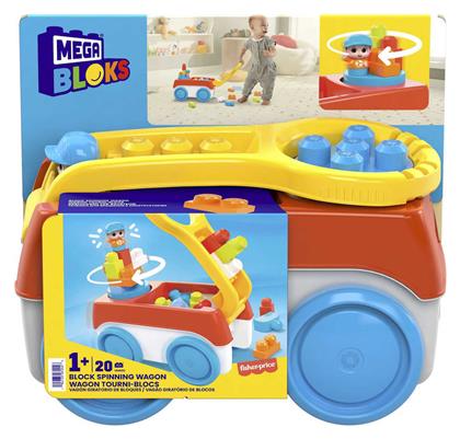 Τουβλάκια Spinning Wagon για 1+ Ετών 20τμχ Mega Bloks