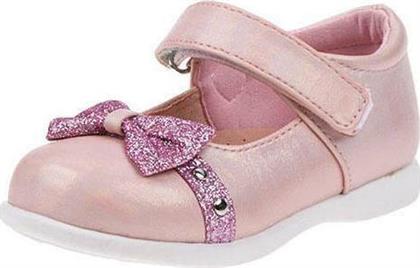 Meridian Shoes Παιδικές Μπαλαρίνες Ανατομικές με Σκρατς Ροζ Glitter από το MyShoe