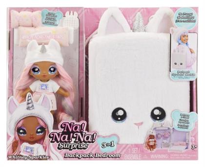 Σετ Na! Na! Na! Surprise 3-in-1 Backpack Bedroom Unicorn Playset- Tiffany Sparkles MGA Entertainment